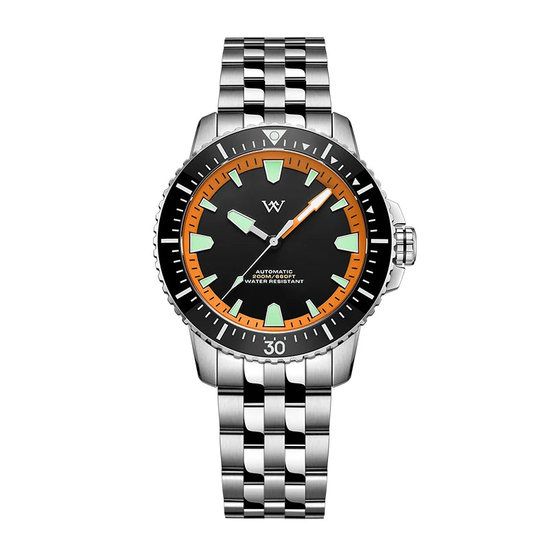 Welly Merck WM211 Automatic Dive Watch – Seiko NH35, AR Sapphire Crystal, 200m Water Resistant