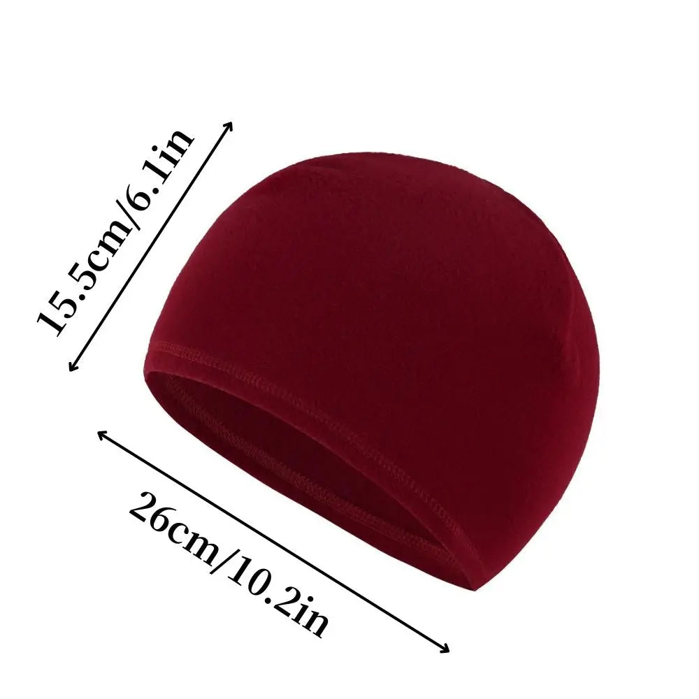 Men's Fleece Beanie – Windproof Winter Hat