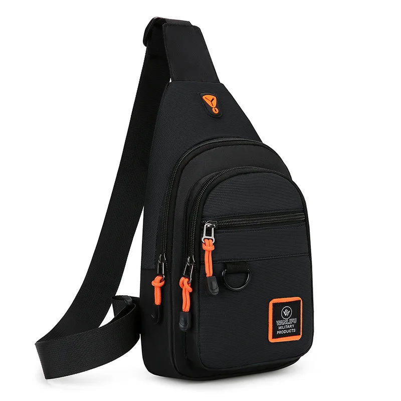 Men's Waterproof Oxford Crossbody Bag – Outdoor Hiking & Cycling Shoulder Bag