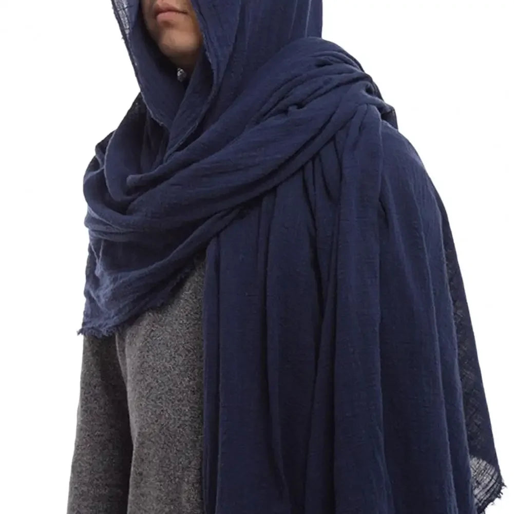 Men's Vintage Hood Cloak Scarf | Oversized Wrap & Cape