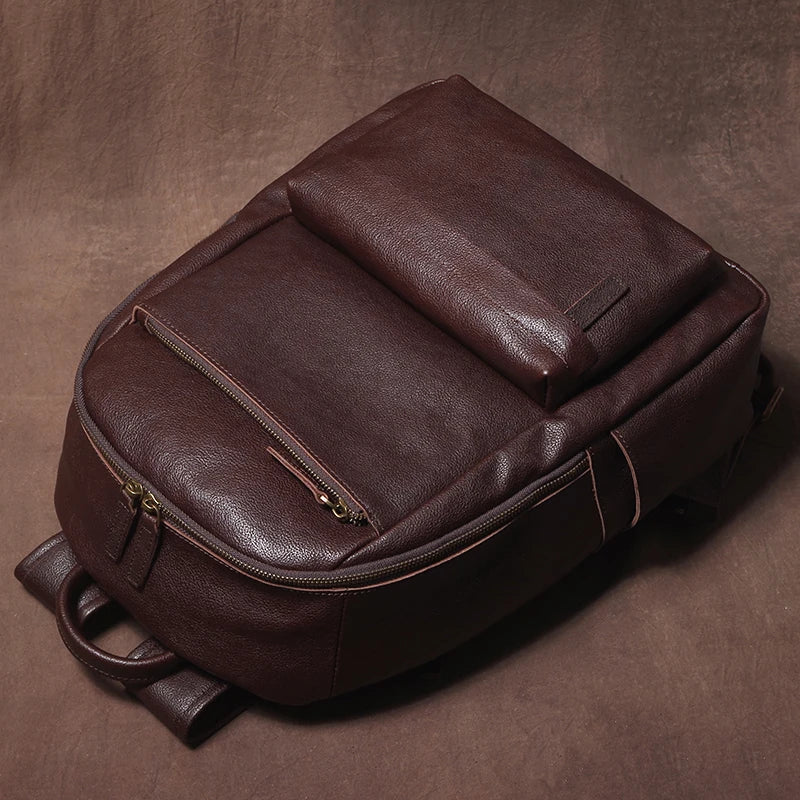 GURO Genuine Leather Laptop Backpack