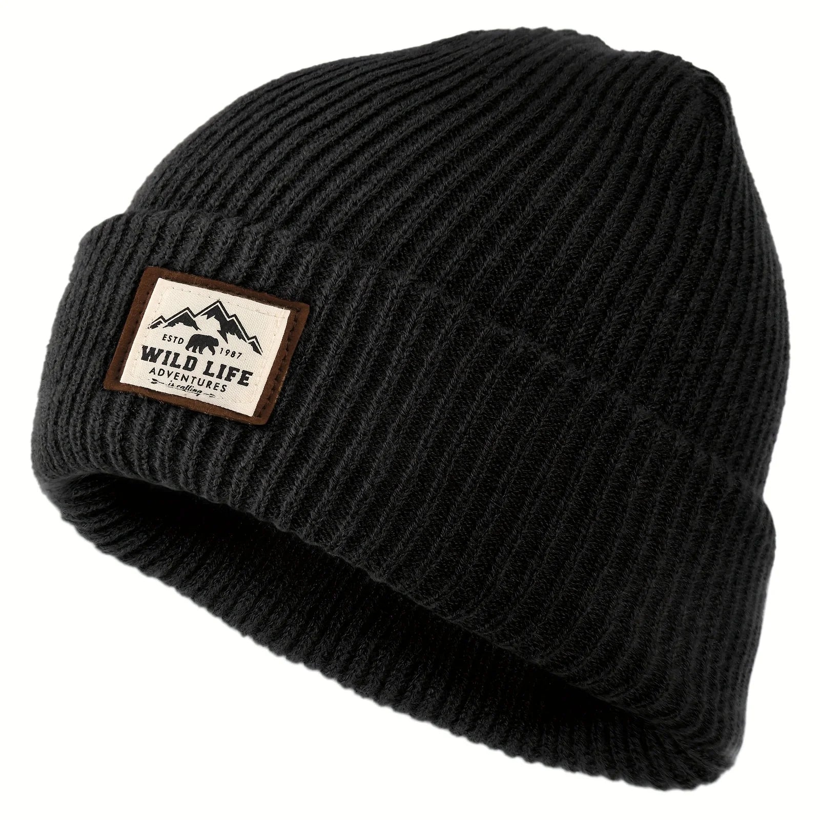 Men's Soft Knit Beanie – Windproof Skull Cap
