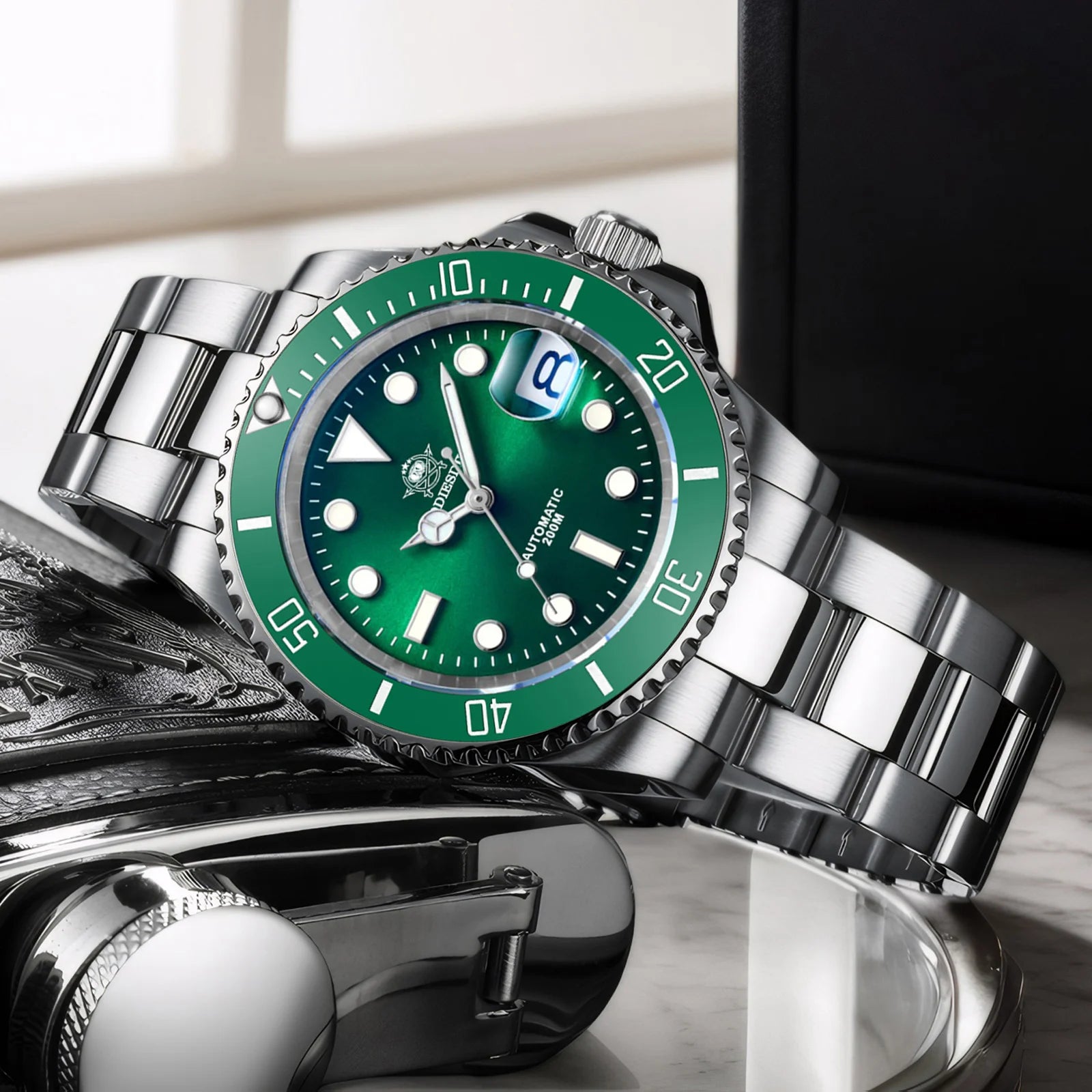 ADDIESDIVE AD2503 Automatic Dive Watch – Miyota 8215, Ceramic Bezel, Domed Sapphire, 200m Water Resistant