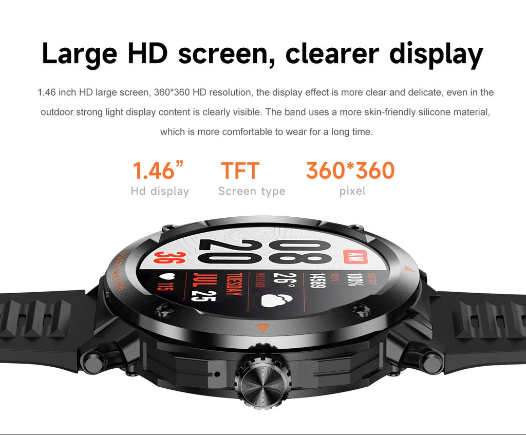 2-in-1 Smartwatch & Bluetooth Earbuds | NFC, GPS Tracking, Heart Rate & Music