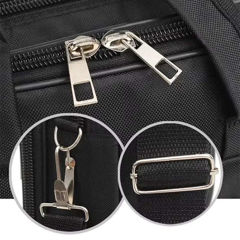 Oxford Cloth Laptop Bags Men Large Capacity Briefcase Business Travel Shoulder Pouch