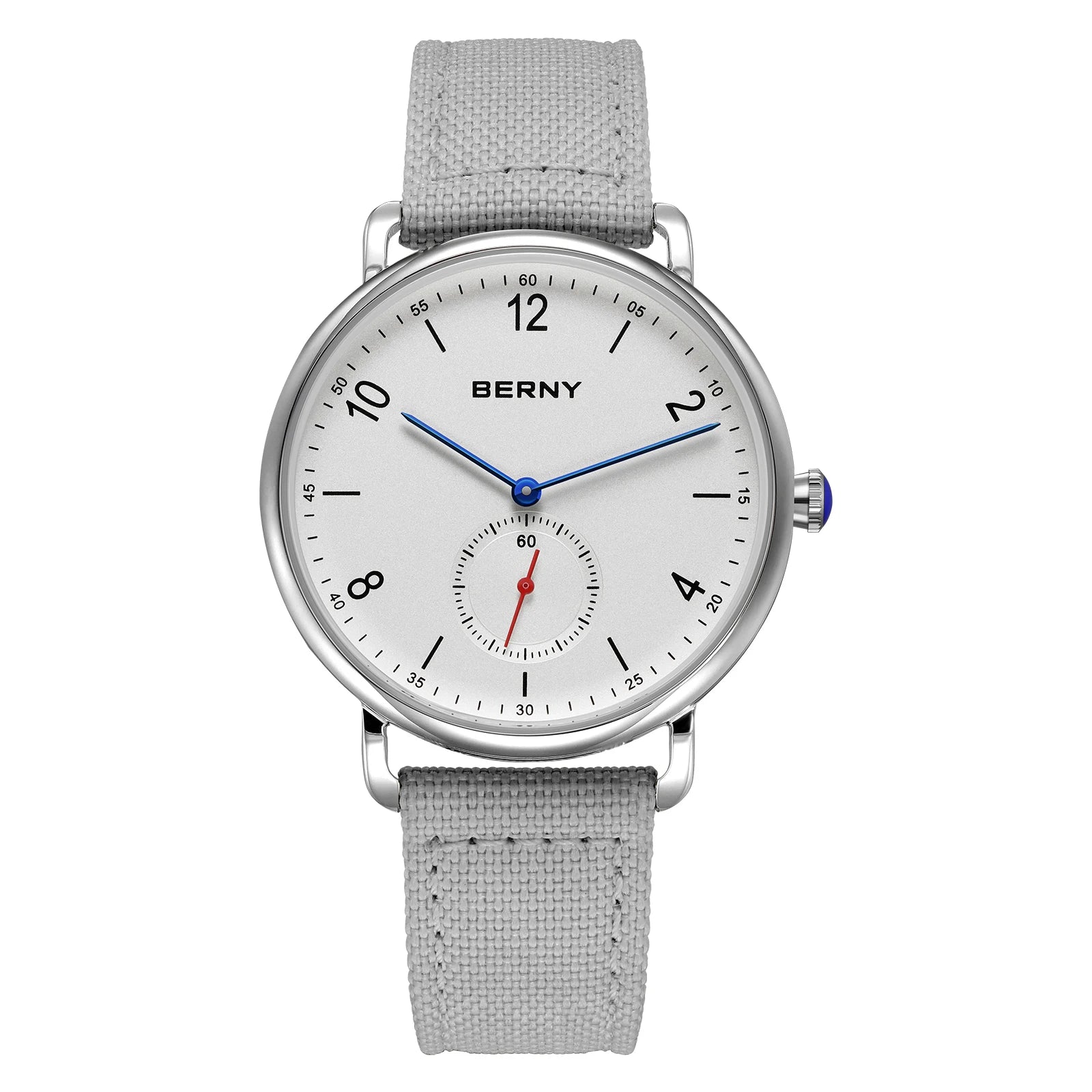 BERNY 2929CS Smart Casual Quartz Watch | Miyota 1L45 | 5ATM | Quick-Release Canvas Strap