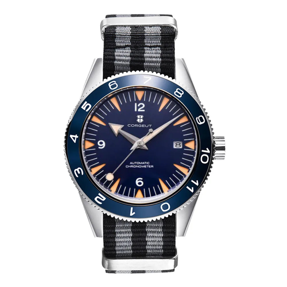 CORGEUT 2013 Automatic Dive Watch – Ceramic Bezel, Sapphire Crystal, NH35 or Miyota, 100m Water Resistant