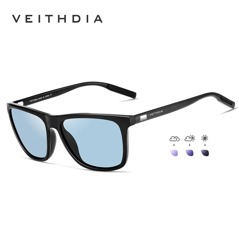 VEITHDIA Sunglasses Sports Outdoor Unisex Aluminum magnesium TR90 Polarized UV400 Lens Vintage Sun Glasses For Male/Female V6108