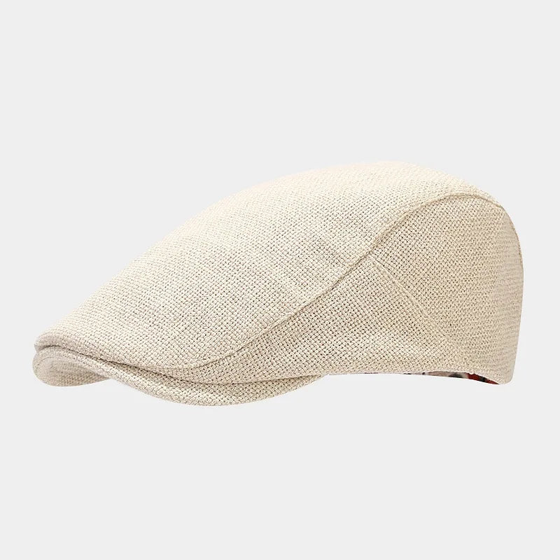 Unisex Vintage Beret – Japanese Painter Flat Cap with Short Brim