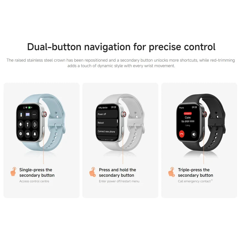 Redmi Watch 6 – 2.07" AMOLED, 550mAh Battery, GPS, 5ATM, Bluetooth Calling