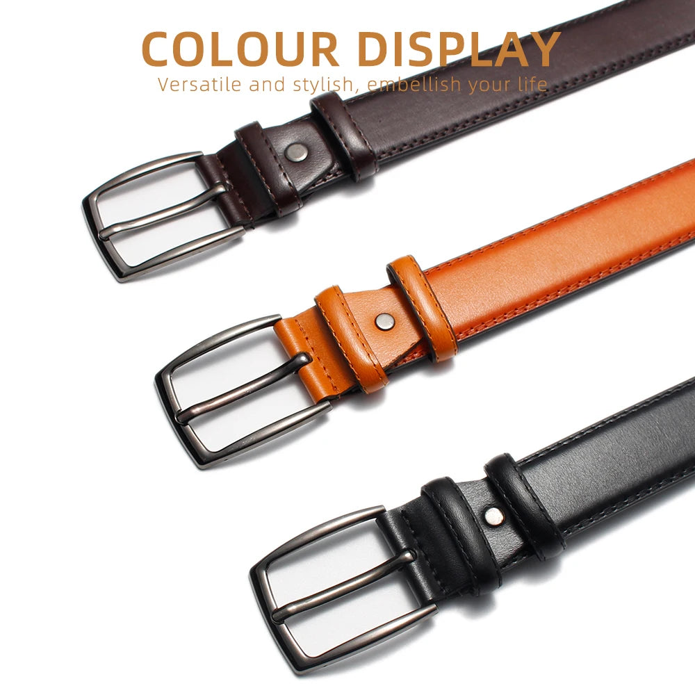 LAMBRUSSO Men's Ratchet Belt – Casual Alloy Buckle