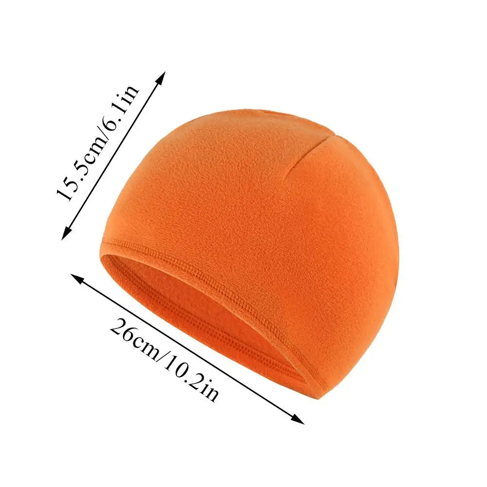 Men's Fleece Beanie – Windproof Winter Hat