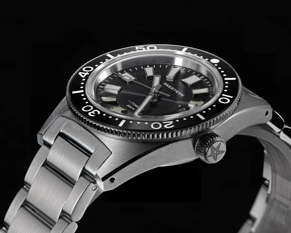 Seestern 62MAS V3 Automatic Dive Watch – NH35A, Domed Sapphire, 37mm, 200m Water Resistant