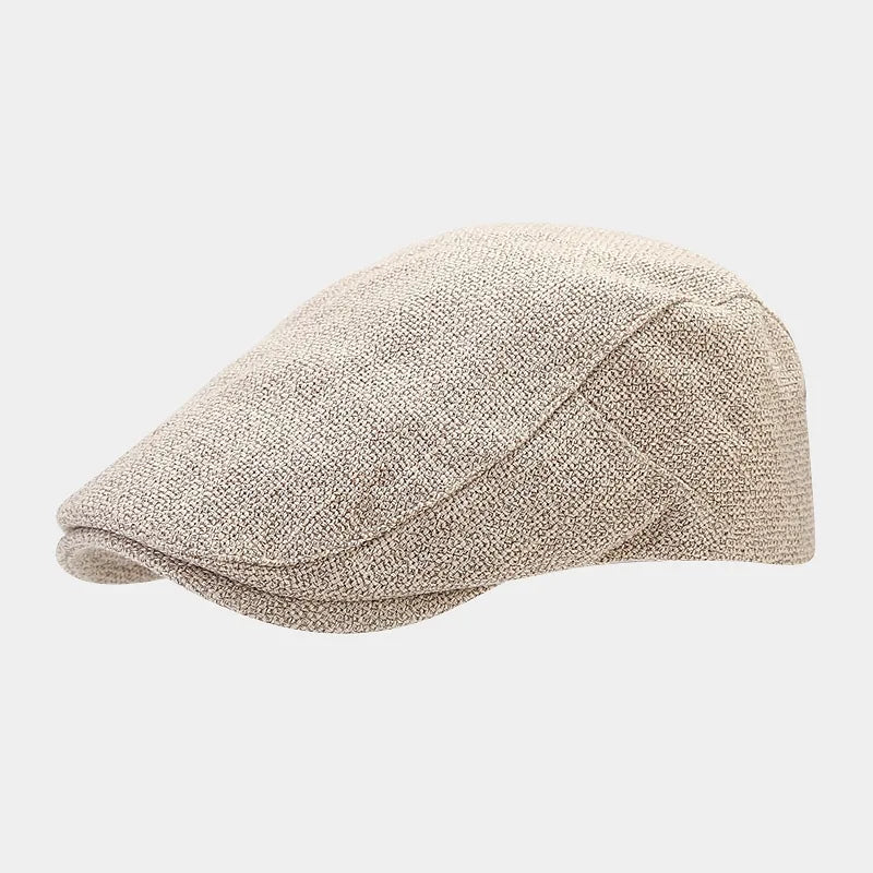 Unisex Vintage Beret – Japanese Painter Flat Cap with Short Brim