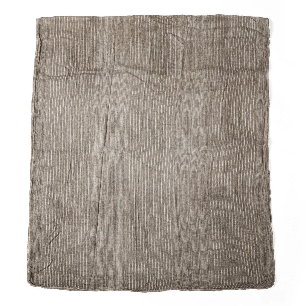 Men's Cotton Linen Solid Shawl Scarf