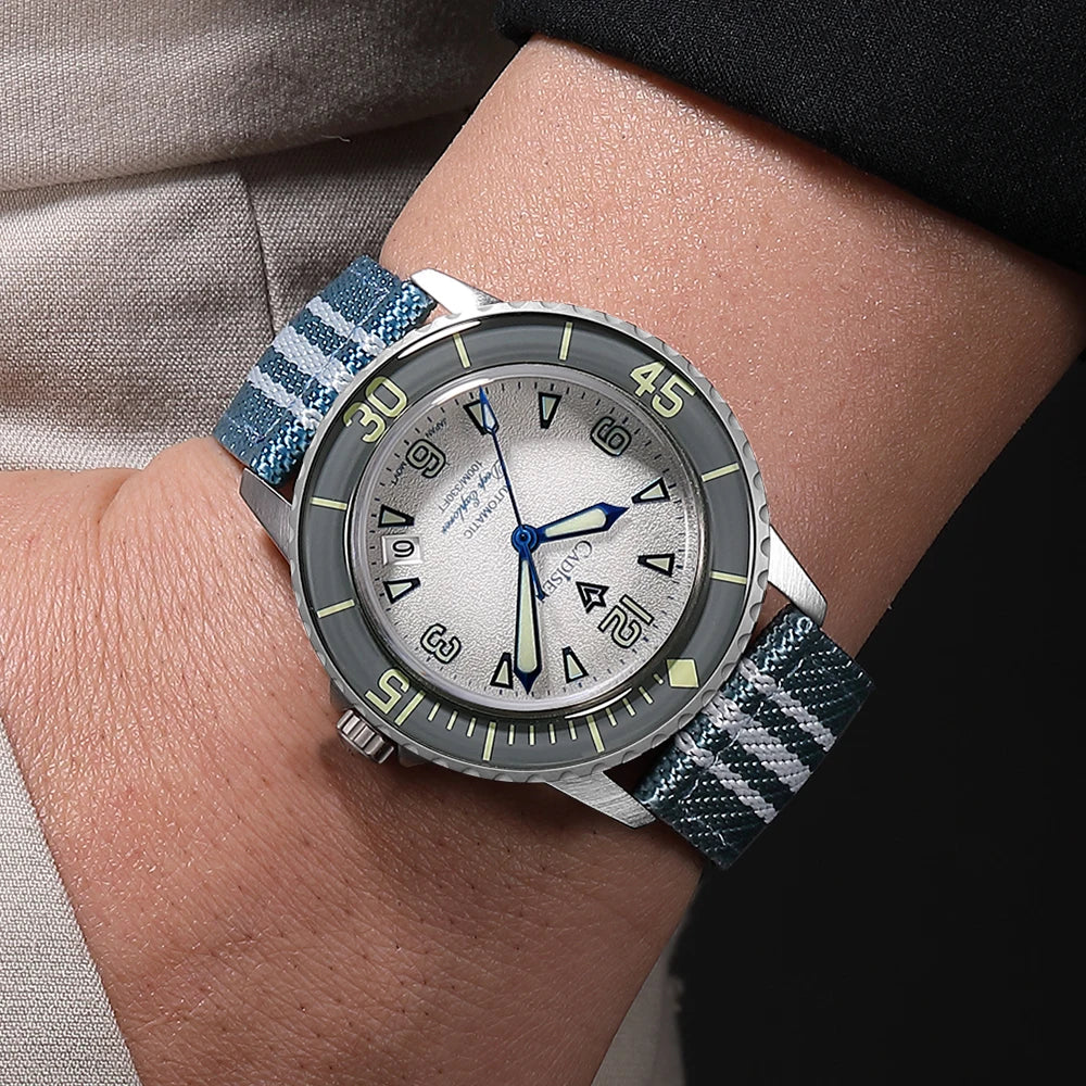 Cadisen 8239 Automatic Watch – Miyota 8215, Sapphire Crystal, 100m Water Resistant