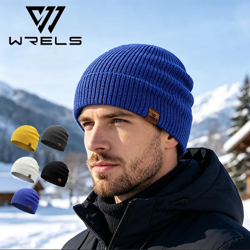 WRELS Reflective Knit Beanie – Windproof Running & Cycling Cap | Unisex