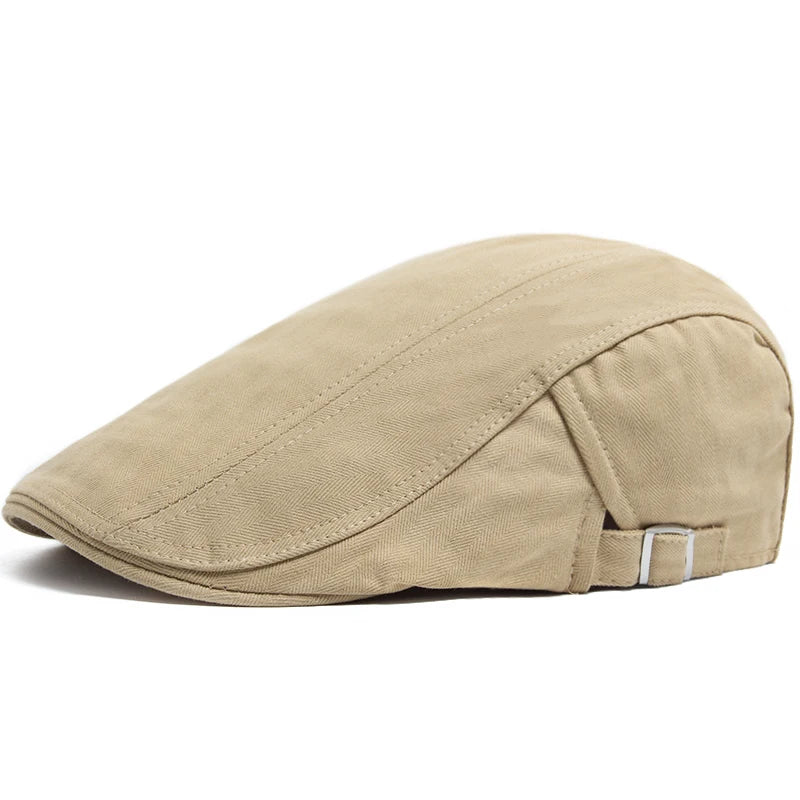 Classic Cotton Beret — Unisex Newsboy Cap