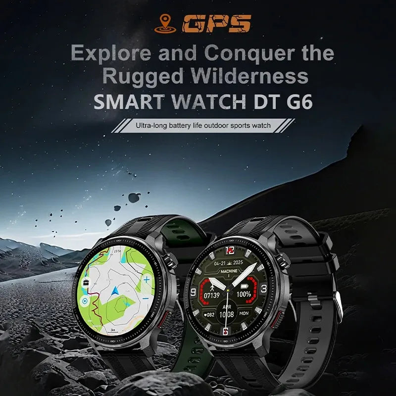 Hiwego GPS Smartwatch | Offline Maps, 4GB, Gorilla Glass, 3ATM & Flash Charge
