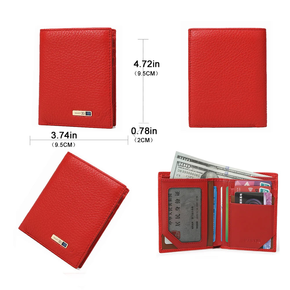 Smart Tracker Genuine Leather Men's Wallet