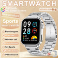 LIGE Smart Watch – 2.01" Display, IP68, Flashlight, 123 Sport Modes, Bluetooth Calling