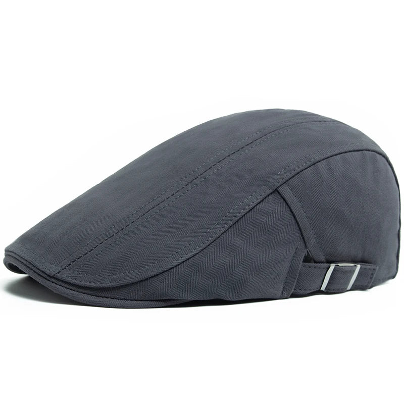 Classic Cotton Beret — Unisex Newsboy Cap