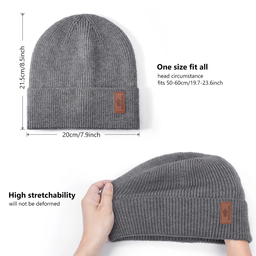BISON DENIM Knitted Winter Beanie