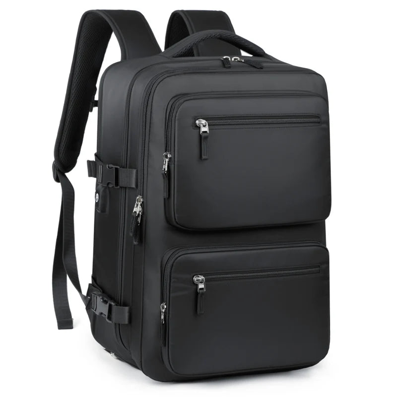Large Travel Backpack – Waterproof Oxford, USB Charging & Anti-Theft, 15" Laptop, Unisex