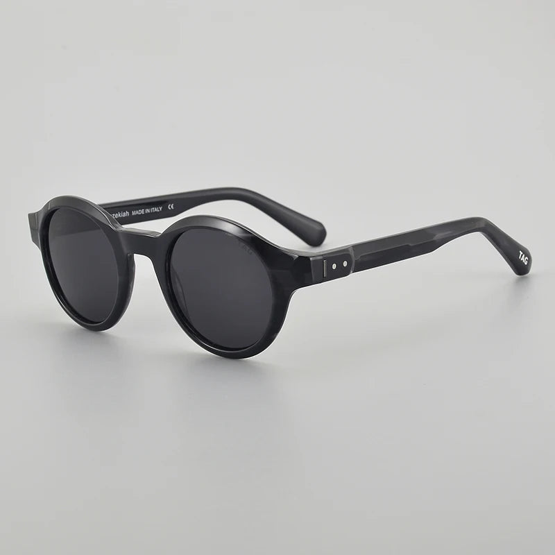 TAG Hezekiah T8766 Polarized Photochromic Round Sunglasses