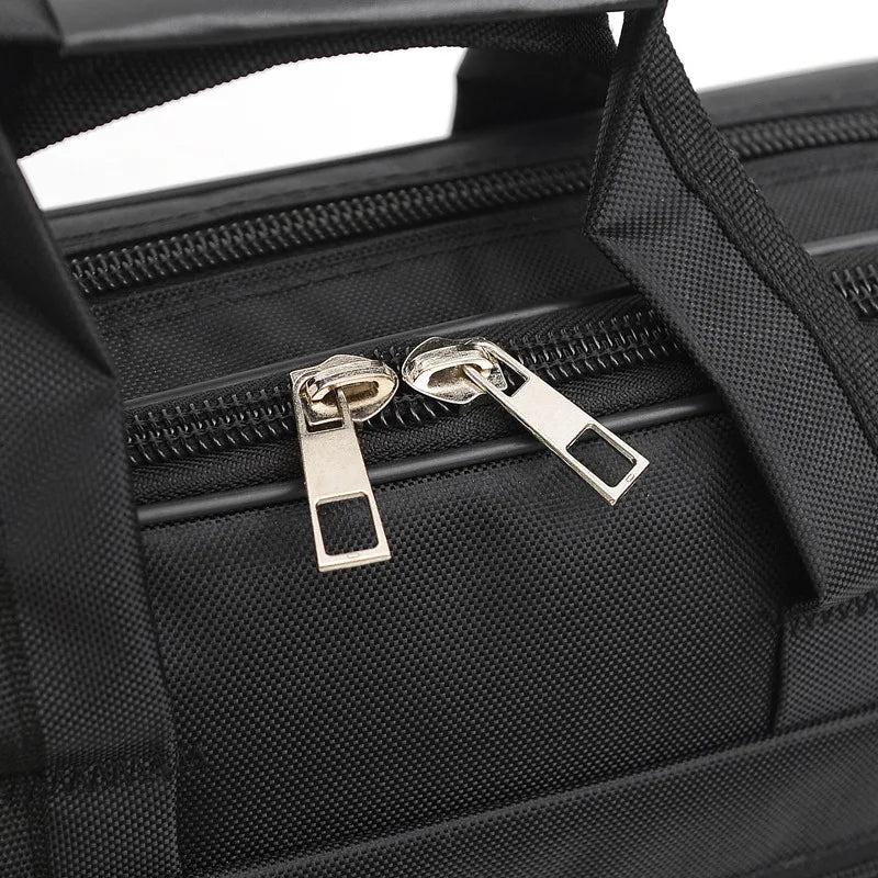 High-Capacity Business Briefcase - Laptop & Document Organizer Bag for Office & Weekend Travel (Durable Storage Solution)