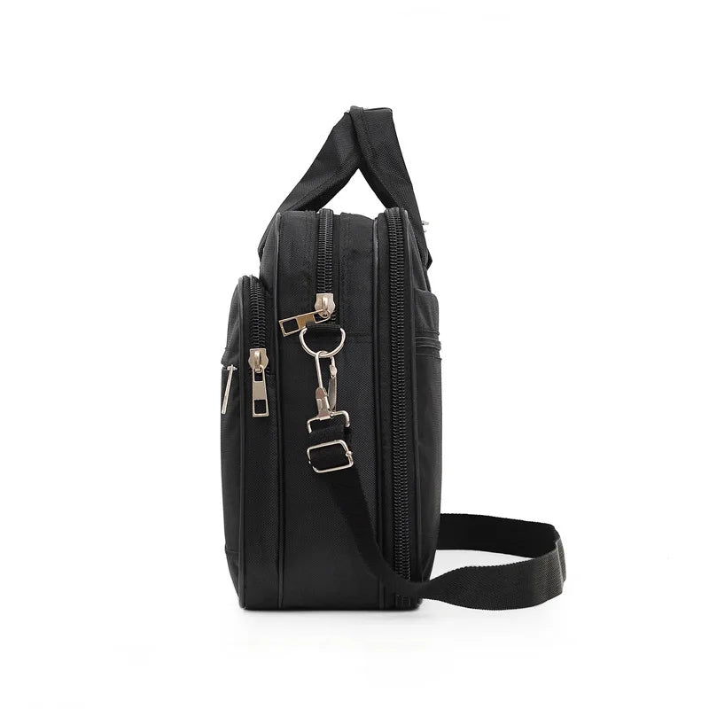 Large Capacity Waterproof Oxford Cloth Shoulder Bag for Men And Women Business Travel Apple Computer Bag Vintage Style