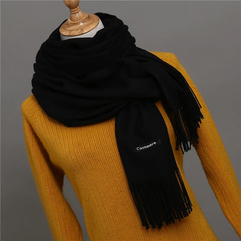 Men's Cashmere Blend Solid Scarf