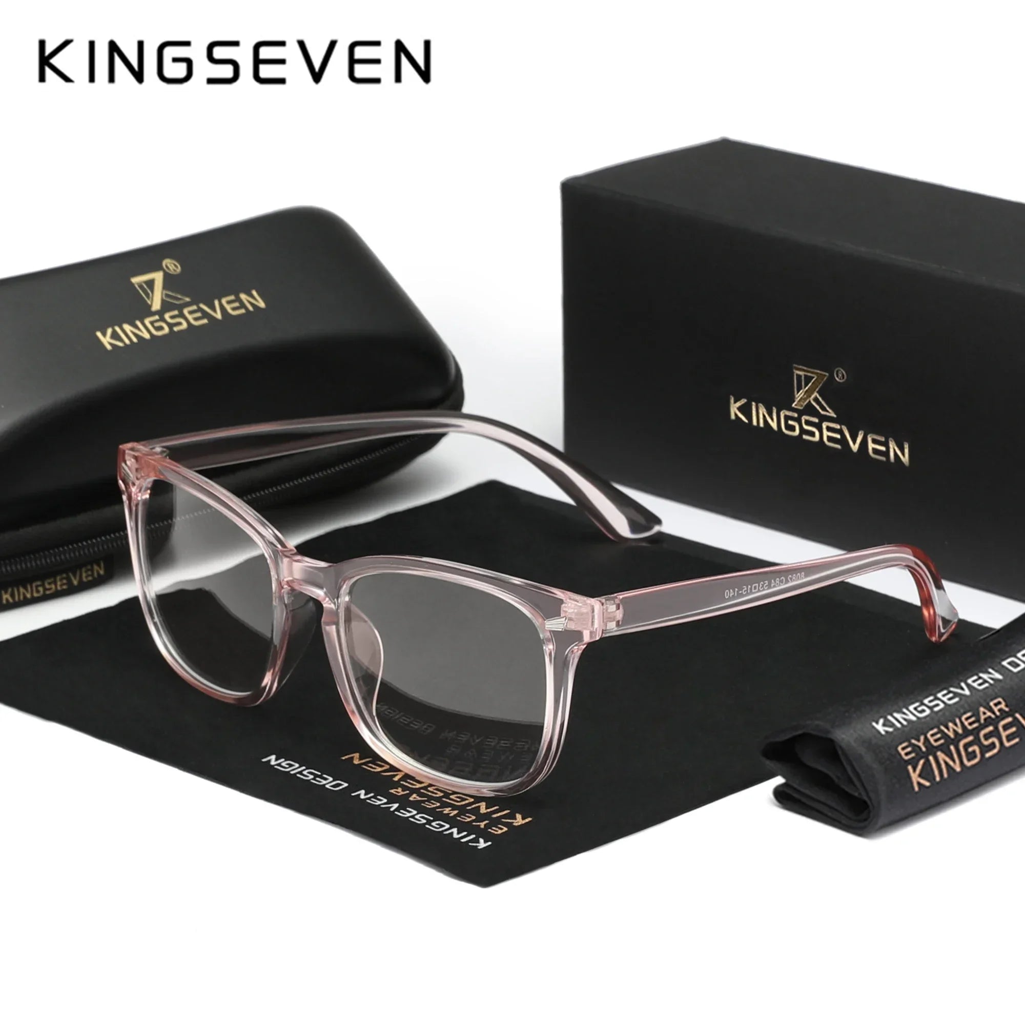 KINGSEVEN Anti-Blue Light Glasses Clear lenses For Women Men Computer Protection Eyewear Students Study Eyeglasses