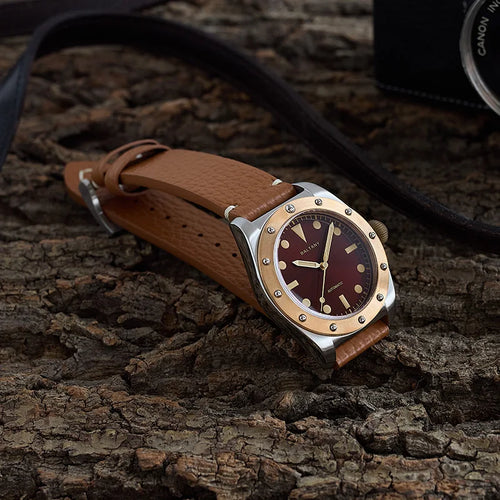 BALTANY B4030 Bronze Automatic Watch – Seiko NH38, Sapphire Crystal, 200m Water Resistant