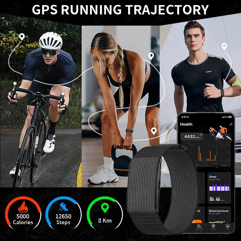 LIGE BWH59MAX Smart Fitness Tracker | Heart Rate, Blood Oxygen & Sleep Monitor