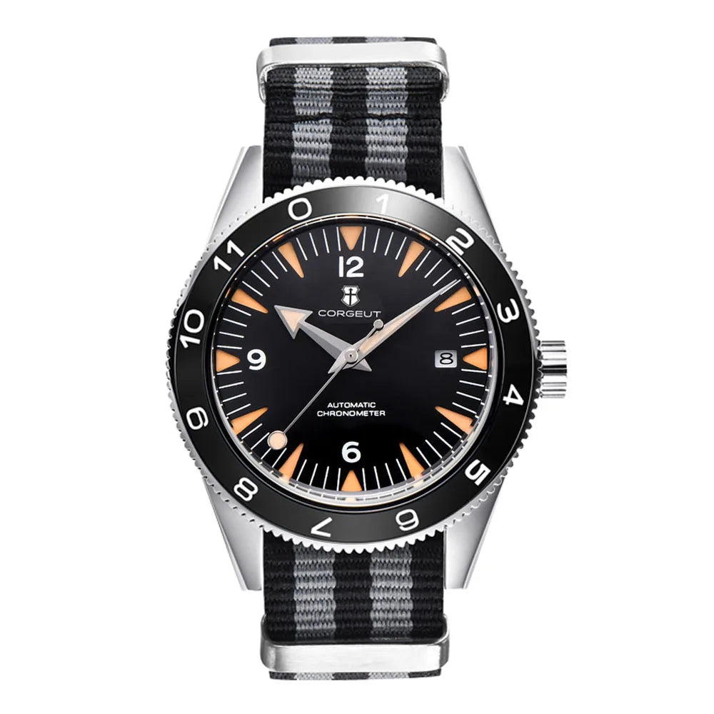 CORGEUT 2013 Automatic Dive Watch – Ceramic Bezel, Sapphire Crystal, NH35 or Miyota, 100m Water Resistant