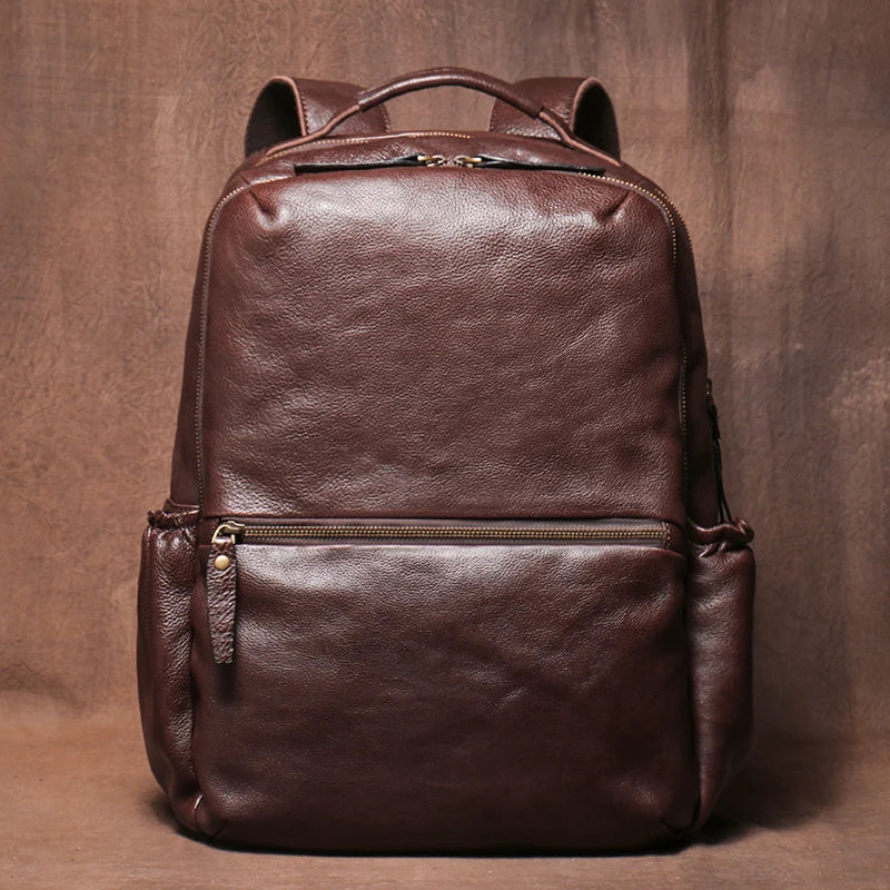 GURO Large Genuine Leather Laptop Backpack