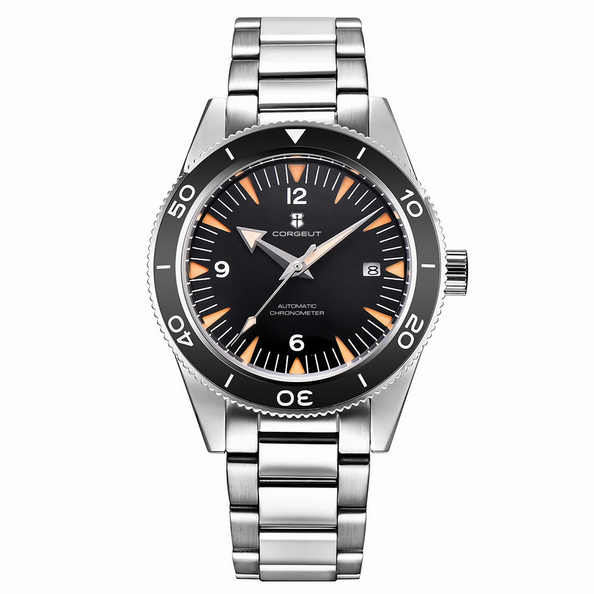 CORGEUT 2013 Automatic Dive Watch – Ceramic Bezel, Sapphire Crystal, NH35 or Miyota, 100m Water Resistant