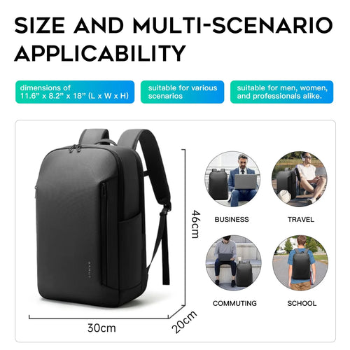 Bange BG-3057 Laptop Backpack – 46L Multi-Pocket, Waterproof, 15.6"