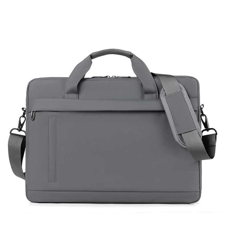 Men's Minimalist Briefcase | 14" Laptop Bag, Shoulder & Messenger Carry