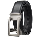 Men's Genuine Leather Business Belt – Luxury Buckle Finish