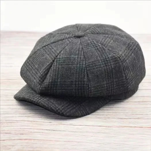 Men's Herringbone Newsboy Cap – Large Fit