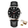 BERNY AM038M Automatic Watch – Seagull ST1612, Sapphire Crystal, Leather Strap, 50m Water Resistant