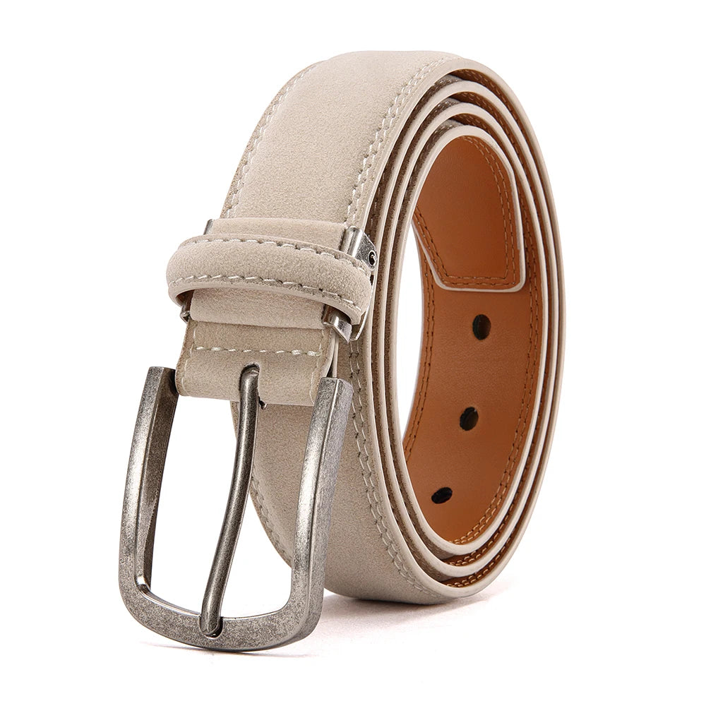 Men High Quality PU Leather Belt Luxury Designer Belts Men Cowskin Fashion Strap Male Jeans for Man