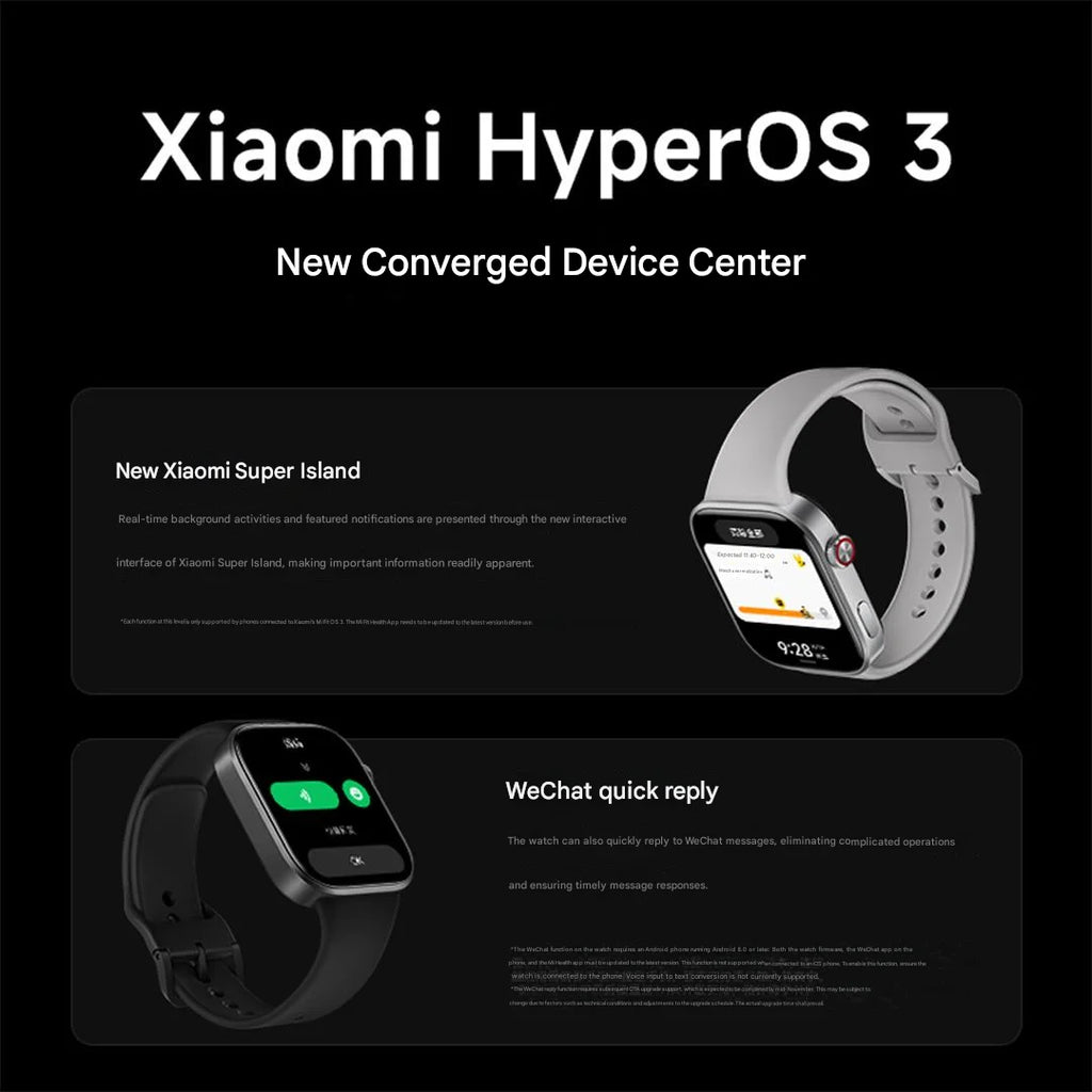 Xiaomi Redmi Watch 6 Smart Watch — 2.07" AMOLED, 24-Day Battery, Built-in GPS
