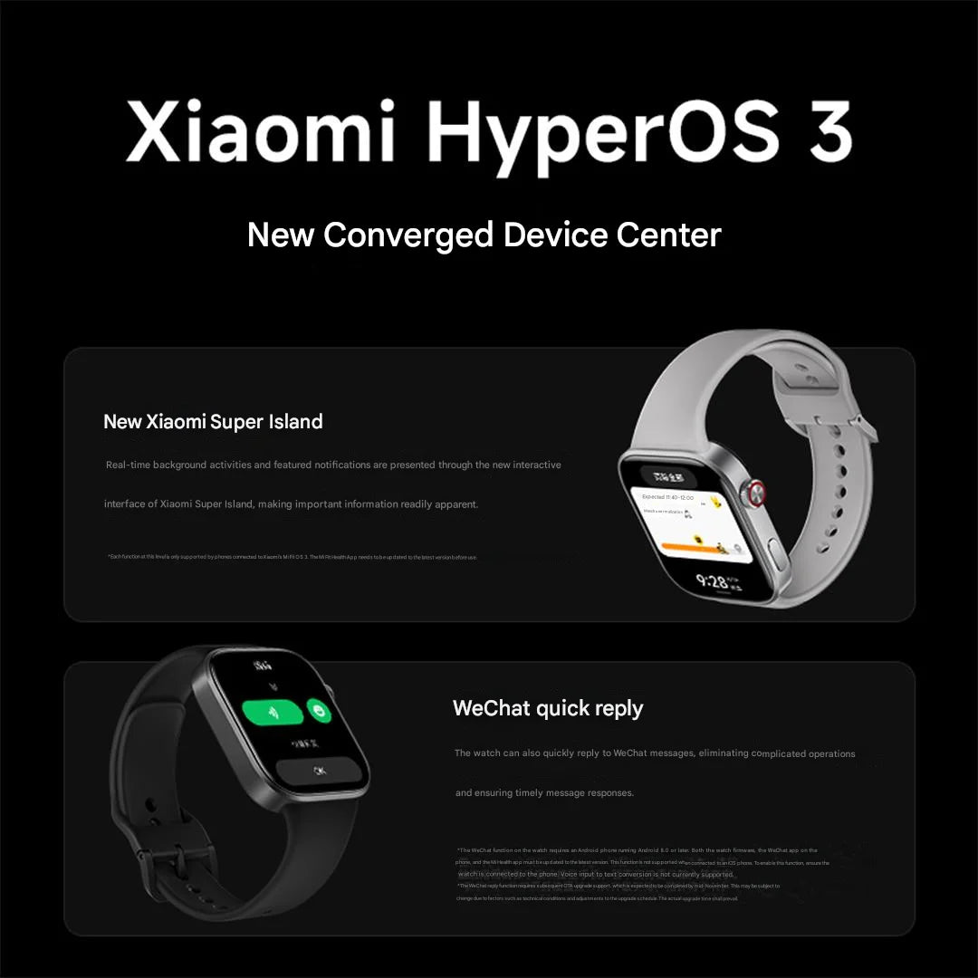 Xiaomi Redmi Watch 6 Smart Watch — 2.07" AMOLED, 24-Day Battery, Built-in GPS