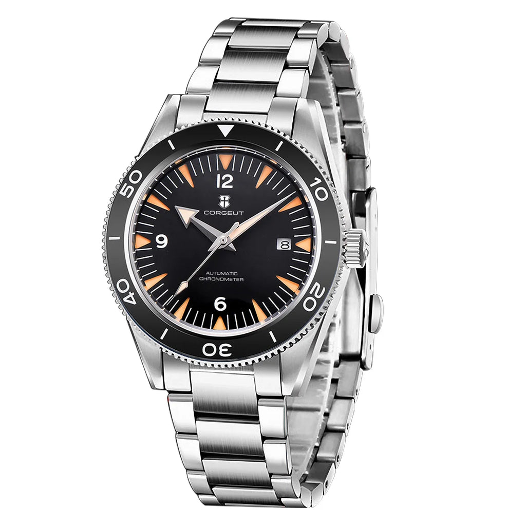 CORGEUT 2013 Automatic Dive Watch – Ceramic Bezel, Sapphire Crystal, NH35 or Miyota, 100m Water Resistant