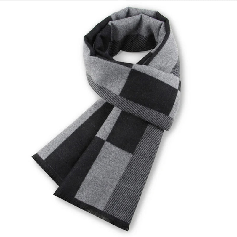 Cashmere-Feel Knit Scarf & Shawl