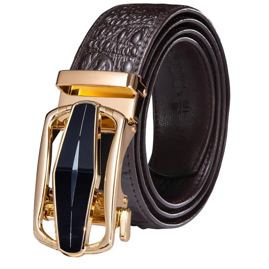 Men's Genuine Leather Ratchet Belt – Multi-Colour Collection