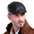 Golexury PU Leather Beret Hat — Unisex, All-Season